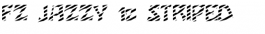 Download FZ JAZZY 12 STRIPED Normal Font Title Preview