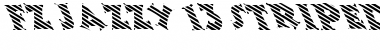 Download FZ JAZZY 13 STRIPED LEFTY Normal Font Title Preview