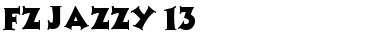 Download FZ JAZZY 13 Normal Font Title Preview