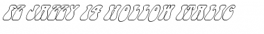 Download FZ JAZZY 14 HOLLOW ITALIC Normal Font Title Preview