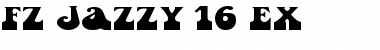 Download FZ JAZZY 16 EX Normal Font Title Preview