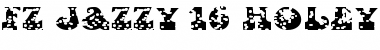 Download FZ JAZZY 16 HOLEY EX Normal Font Title Preview
