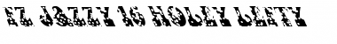 Download FZ JAZZY 16 HOLEY LEFTY Normal Font Title Preview