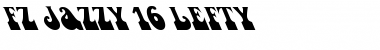 Download FZ JAZZY 16 LEFTY Normal Font Title Preview