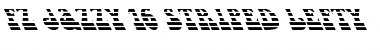 Download FZ JAZZY 16 STRIPED LEFTY Normal Font Title Preview