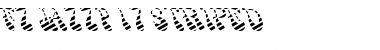 Download FZ JAZZY 17 STRIPED Normal Font Title Preview
