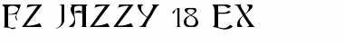 Download FZ JAZZY 18 EX Normal Font Title Preview