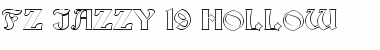 Download FZ JAZZY 19 HOLLOW Normal Font Title Preview
