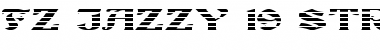 Download FZ JAZZY 19 STRIPED EX Medium Font Title Preview
