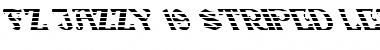 Download FZ JAZZY 19 STRIPED LEFTY Medium Font Title Preview