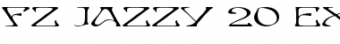 Download FZ JAZZY 20 EX Normal Font Title Preview