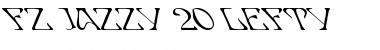 Download FZ JAZZY 20 LEFTY Normal Font Title Preview