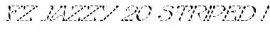 Download FZ JAZZY 20 STRIPED ITALIC Normal Font Title Preview