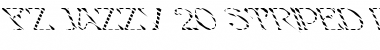 Download FZ JAZZY 20 STRIPED LEFTY Normal Font Title Preview