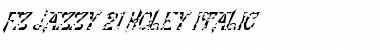 Download FZ JAZZY 21 HOLEY ITALIC Normal Font Title Preview