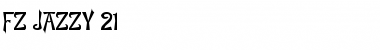 Download FZ JAZZY 21 Normal Font Title Preview