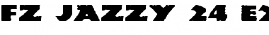 Download FZ JAZZY 24 EX Normal Font Title Preview