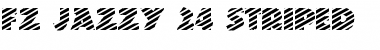 Download FZ JAZZY 24 STRIPED Normal Font Title Preview