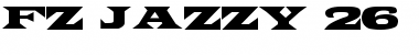 Download FZ JAZZY 26 Normal Font Title Preview