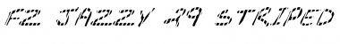 Download FZ JAZZY 29 STRIPED ITALIC Normal Font Title Preview