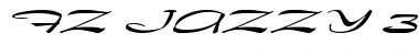 Download FZ JAZZY 30 ITALIC Normal Font Title Preview