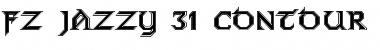 Download FZ JAZZY 31 CONTOUR Normal Font Title Preview