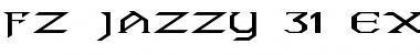 Download FZ JAZZY 31 EX Normal Font Title Preview
