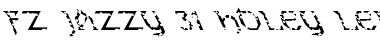 Download FZ JAZZY 31 HOLEY LEFTY Normal Font Title Preview