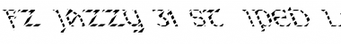 Download FZ JAZZY 31 STRIPED LEFTY Normal Font Title Preview