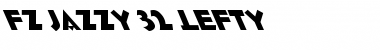 Download FZ JAZZY 32 LEFTY Normal Font Title Preview