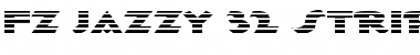 Download FZ JAZZY 32 STRIPED EX Normal Font Title Preview