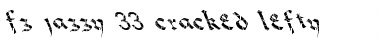 Download FZ JAZZY 33 CRACKED LEFTY Normal Font Title Preview