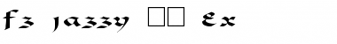 Download FZ JAZZY 33 EX Normal Font Title Preview