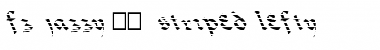Download FZ JAZZY 33 STRIPED LEFTY Normal Font Title Preview