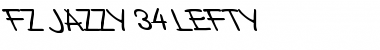 Download FZ JAZZY 34 LEFTY Normal Font Title Preview