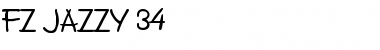 Download FZ JAZZY 34 Normal Font Title Preview