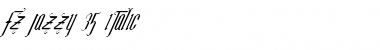 Download FZ JAZZY 35 ITALIC Normal Font Title Preview