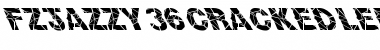 Download FZ JAZZY 36 CRACKED LEFTY Normal Font Title Preview