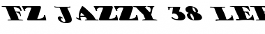 Download FZ JAZZY 38 LEFTY Normal Font Title Preview