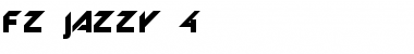 Download FZ JAZZY 4 Normal Font Title Preview