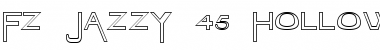 Download FZ JAZZY 45 HOLLOW EX Normal Font Title Preview