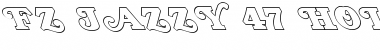 Download FZ JAZZY 47 HOLLOW LEFTY Normal Font Title Preview