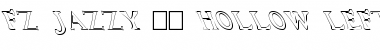 Download FZ JAZZY 48 HOLLOW LEFTY Normal Font Title Preview