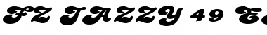 Download FZ JAZZY 49 EX Normal Font Title Preview