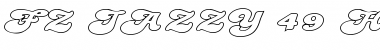 Download FZ JAZZY 49 HOLLOW EX Normal Font Title Preview
