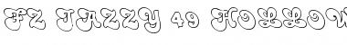 Download FZ JAZZY 49 HOLLOW LEFTY Normal Font Title Preview