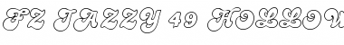 Download FZ JAZZY 49 HOLLOW Normal Font Title Preview