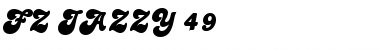 Download FZ JAZZY 49 Normal Font Title Preview