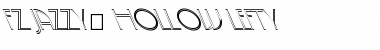 Download FZ JAZZY 5 HOLLOW LEFTY Normal Font Title Preview