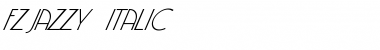 Download FZ JAZZY 5 ITALIC Normal Font Title Preview